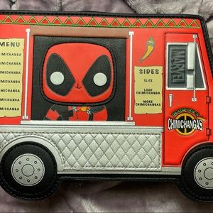 Marvels Deadpool Loungefly crossbody bag. Super duper cute!!!!!